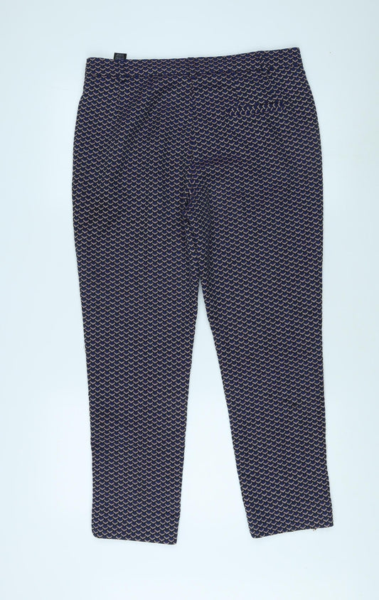 Marks and Spencer Women's Multicoloured Slim Trousers