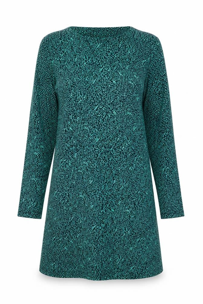 Lily & Me Women's Blue Floral Shift Dress, Size 12
