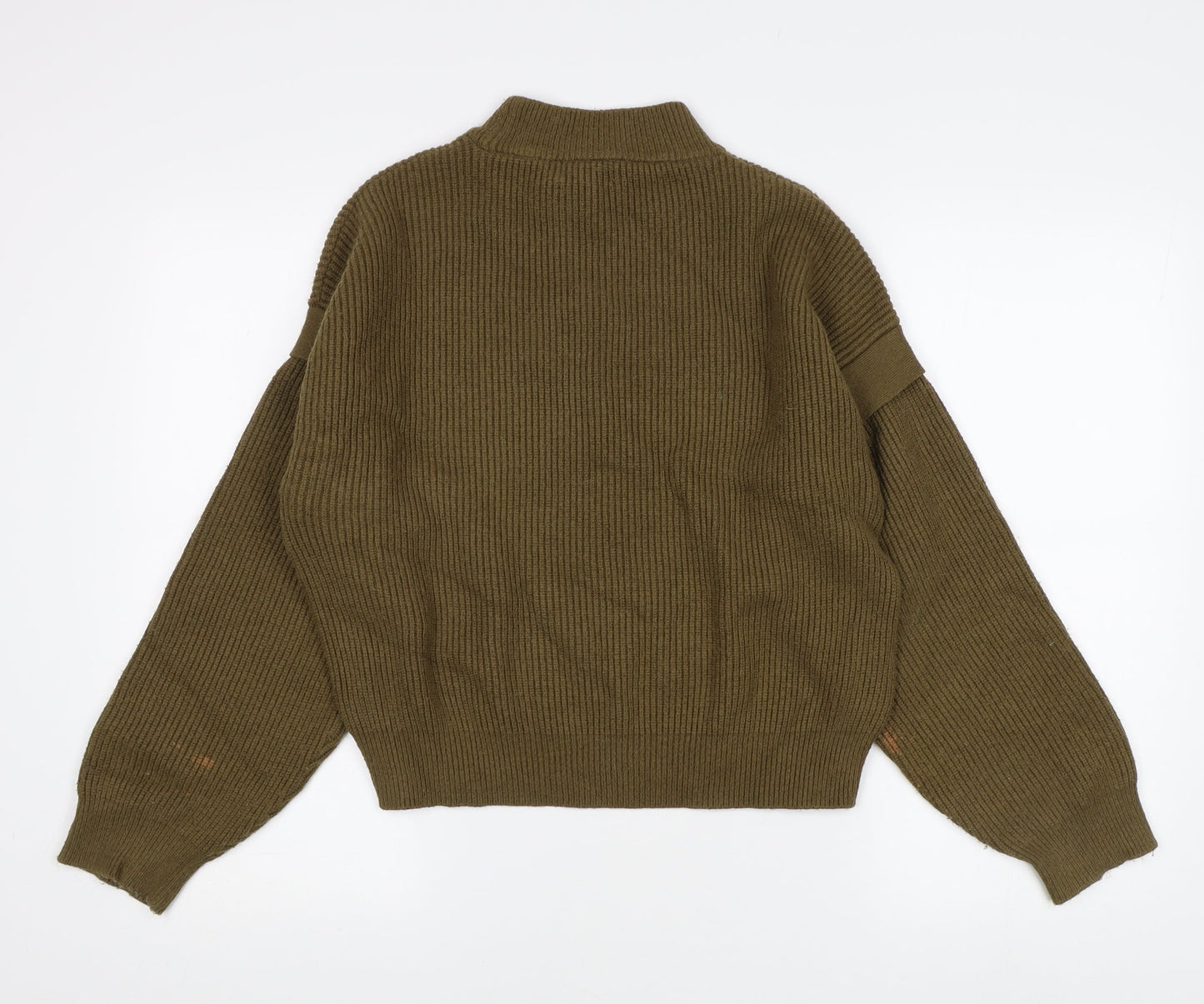 MNG Women's Mock Neck Acrylic Jumper, Size L