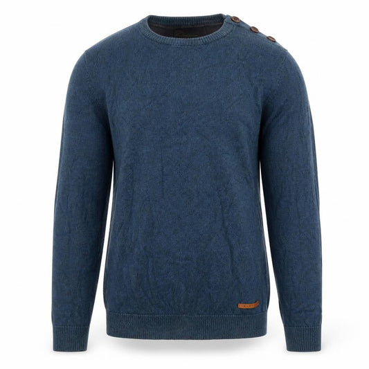 Jack & Jones Men's Blue Wool Pullover Jumper S