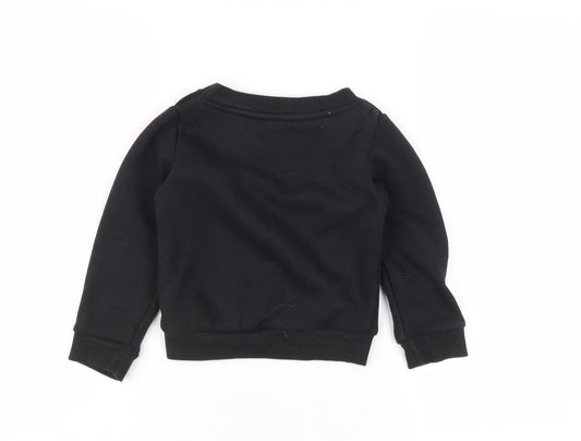 McKenzie Boys Black Pullover Sweatshirt - Size 2 Years
