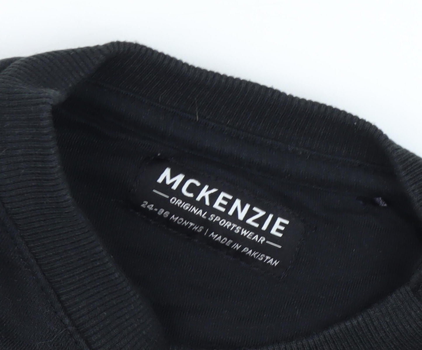 McKenzie Boys Black Pullover Sweatshirt - Size 2 Years