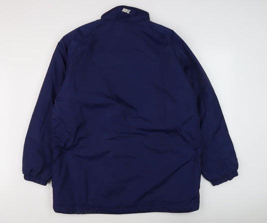 Nike Men's Blue Full Zip Basic Jacket Size L