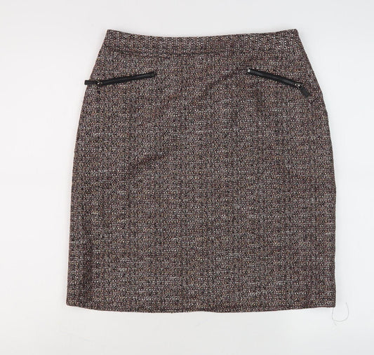 Laura Ashley Women's Multicoloured Pencil Skirt Size 10