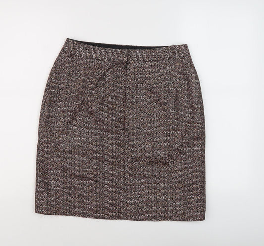 Laura Ashley Women's Multicoloured Pencil Skirt Size 10