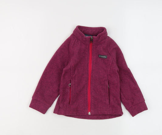 Columbia Unisex Baby Purple Fleece Jacket 24 Months