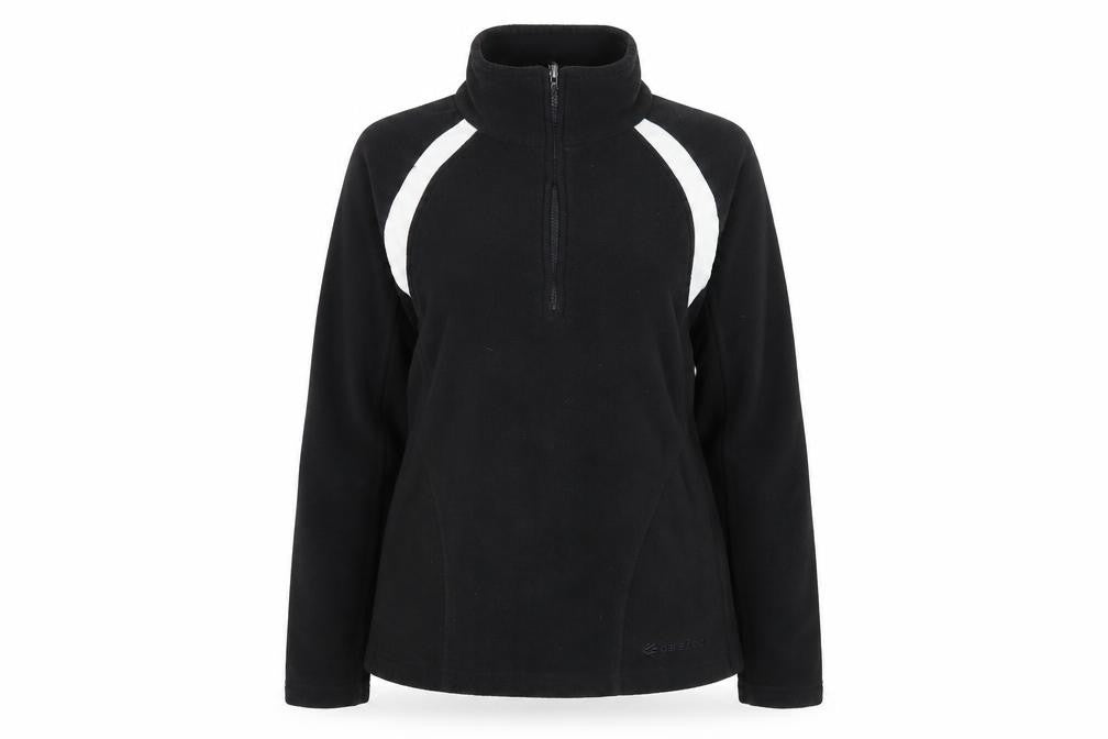 Womens UK 12 Regular Dare 2B Black Henley Sweatshirt
