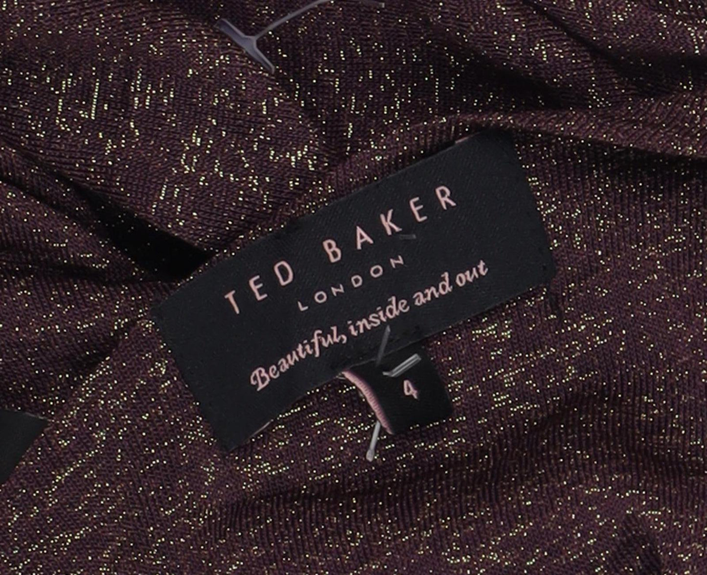 Ted Baker Women's Purple Long Sleeve Dress