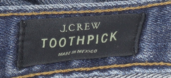 J.Crew Women’s Blue Ankle Jeans Size UK 12 Stretch Denim