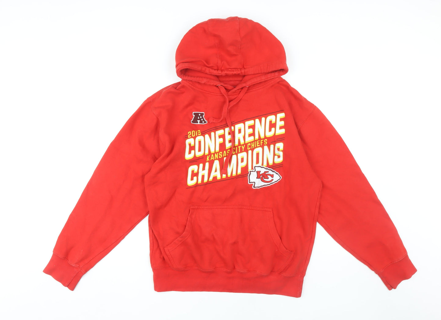NFL Team Apparel Red Unisex Hooded Pullover, Size S