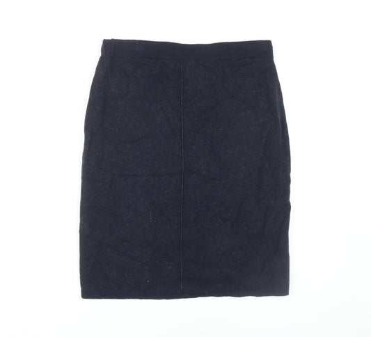 White Stuff Women's Blue Pencil Skirt Size 14
