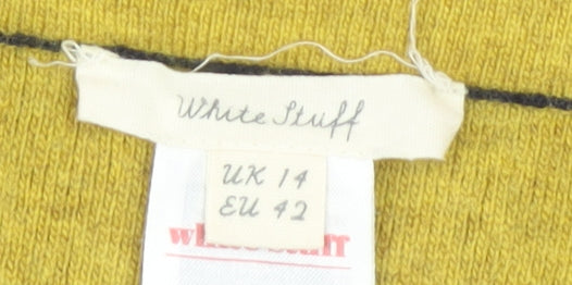 White Stuff Women's Blue Pencil Skirt Size 14