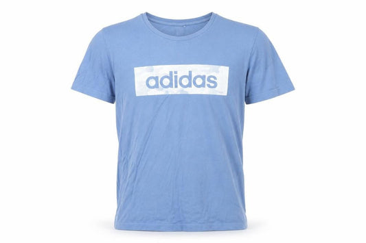 Mens UK Size M adidas Blue  Cotton T-Shirt