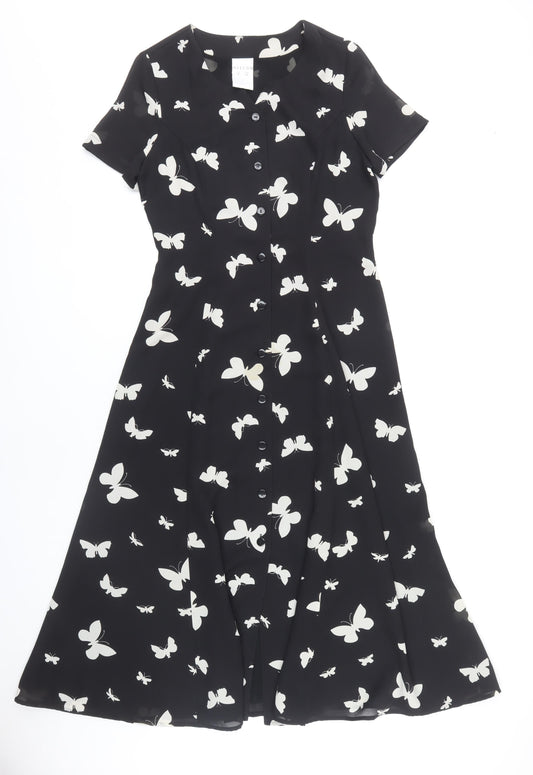 Alexon Women's Black A-Line Dress Size 12