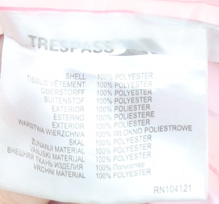 Trespass Women's Pink Windbreaker Jacket Size S