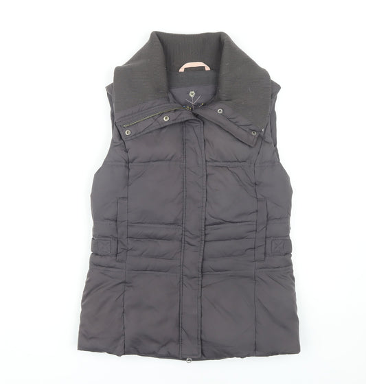 White Stuff Women's Grey Puffer Waistcoat, Size 10, Casual