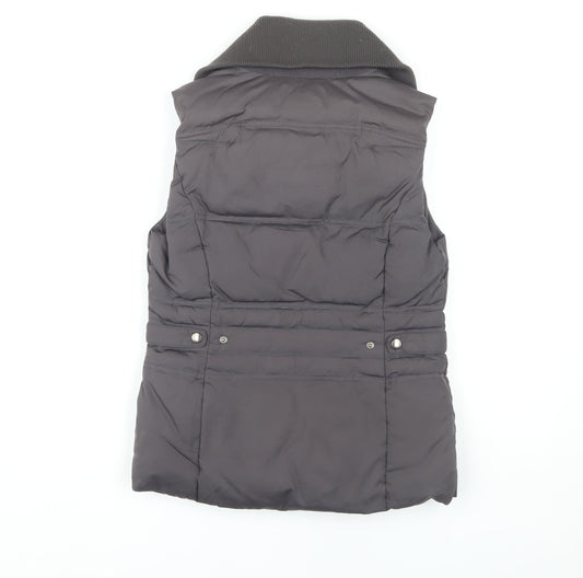 White Stuff Women's Grey Puffer Waistcoat, Size 10, Casual