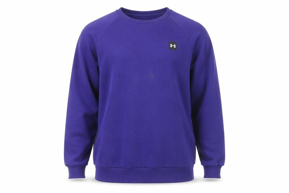 Mens UK L Relaxed Under armour Purple Pullover Sweatshirt