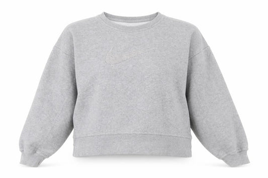 Womens UK S Regular Nike Grey Pullover Sweatshirt