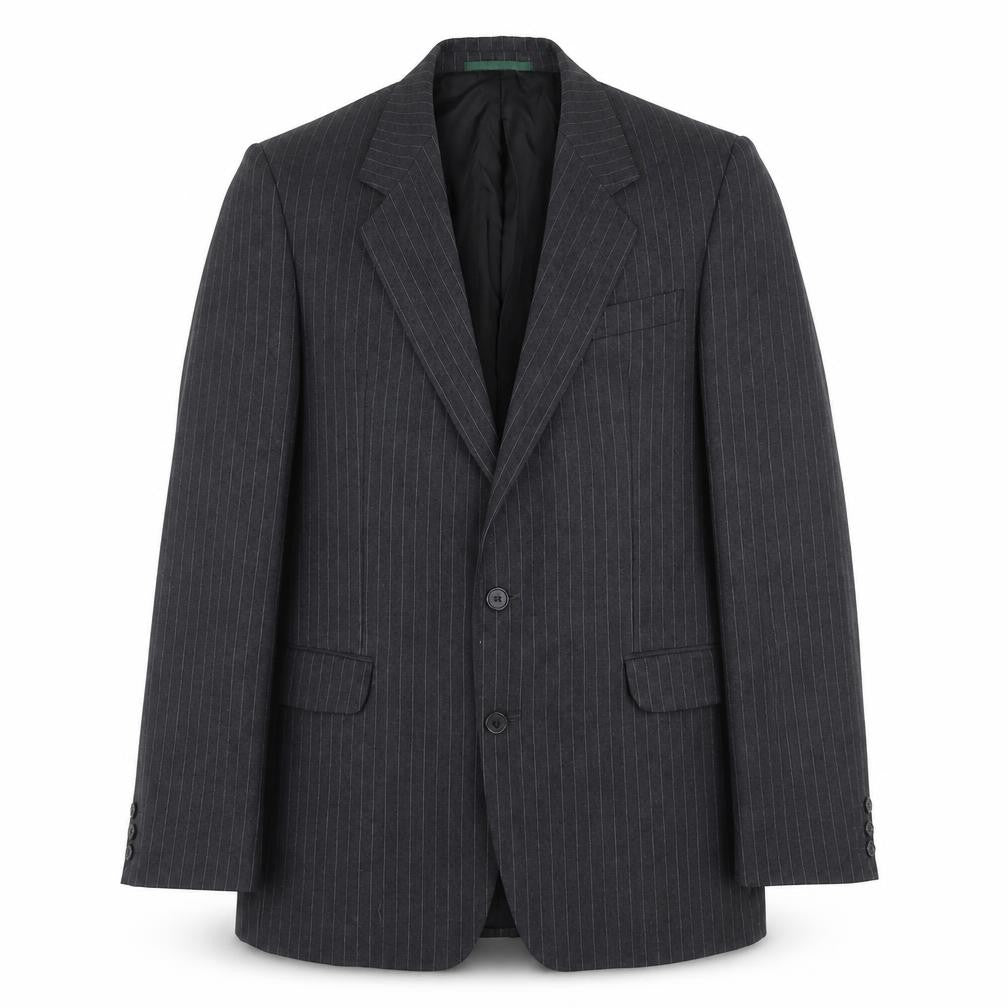Mens 40 Chest Regular Dunn & Co Grey Two-Button Blazer