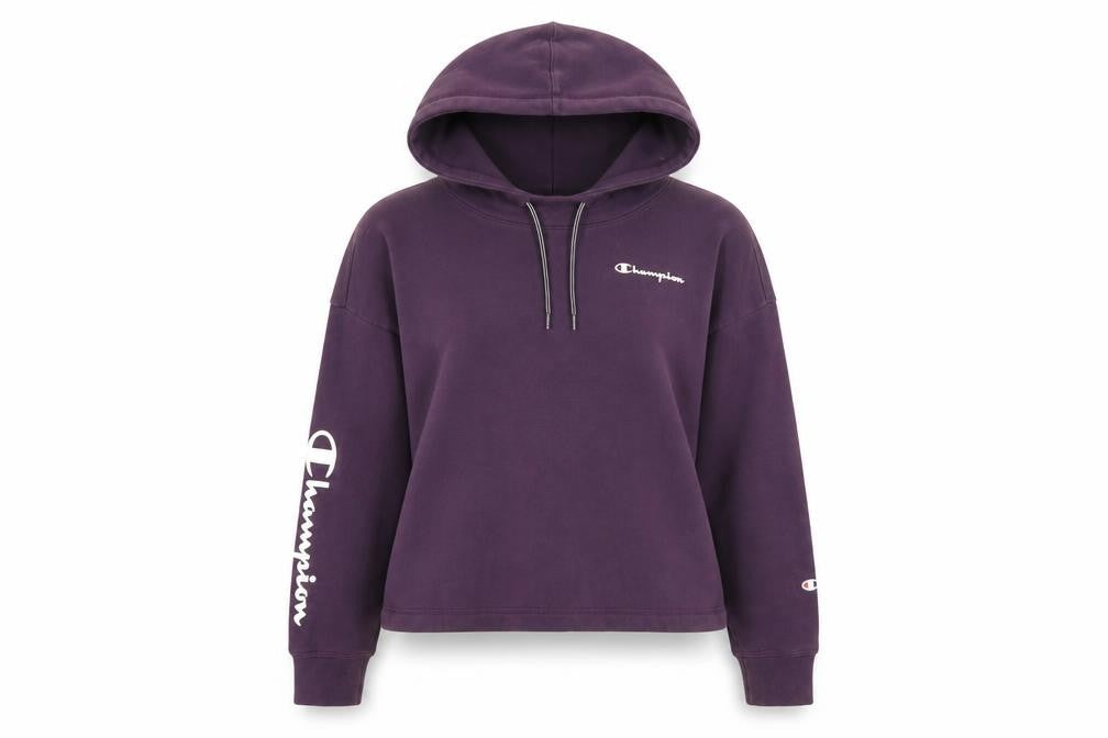 Womens UK XS Regular Champion Purple Pullover Hoodie