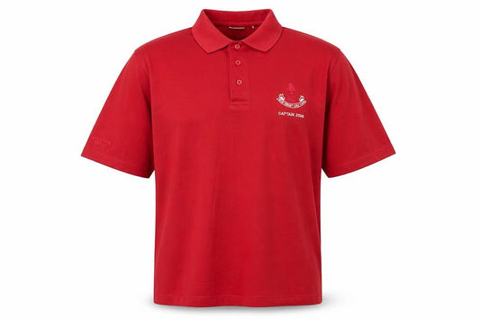 Glenmuir Men's Red Polo Shirt Size M Golf Casual