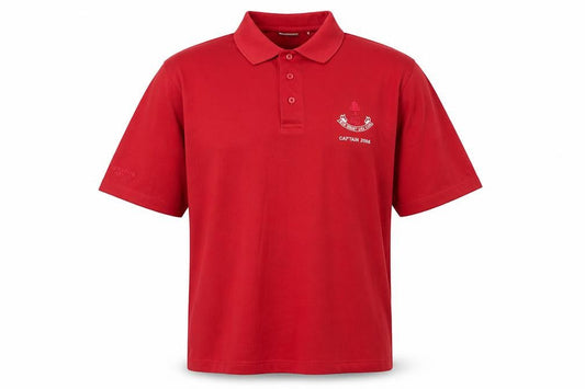 Glenmuir Men's Red Polo Shirt Size M Golf Casual