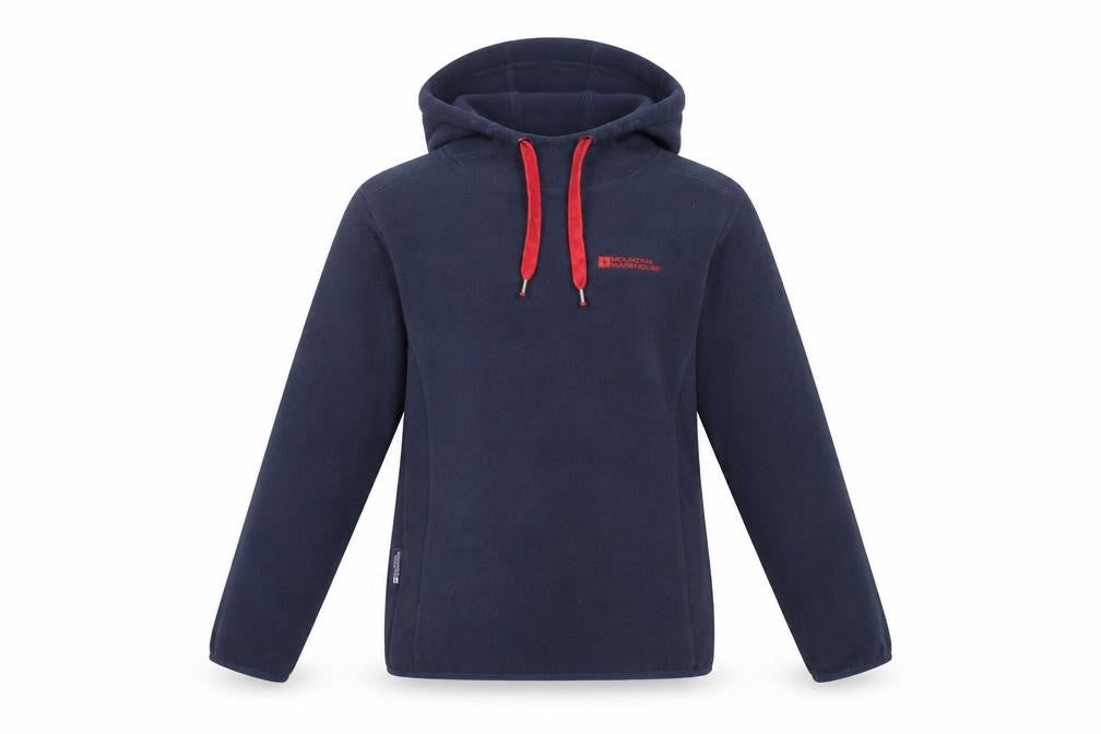 Mountain Warehouse Girls Blue Fleece Hoodie, Size 8 Years