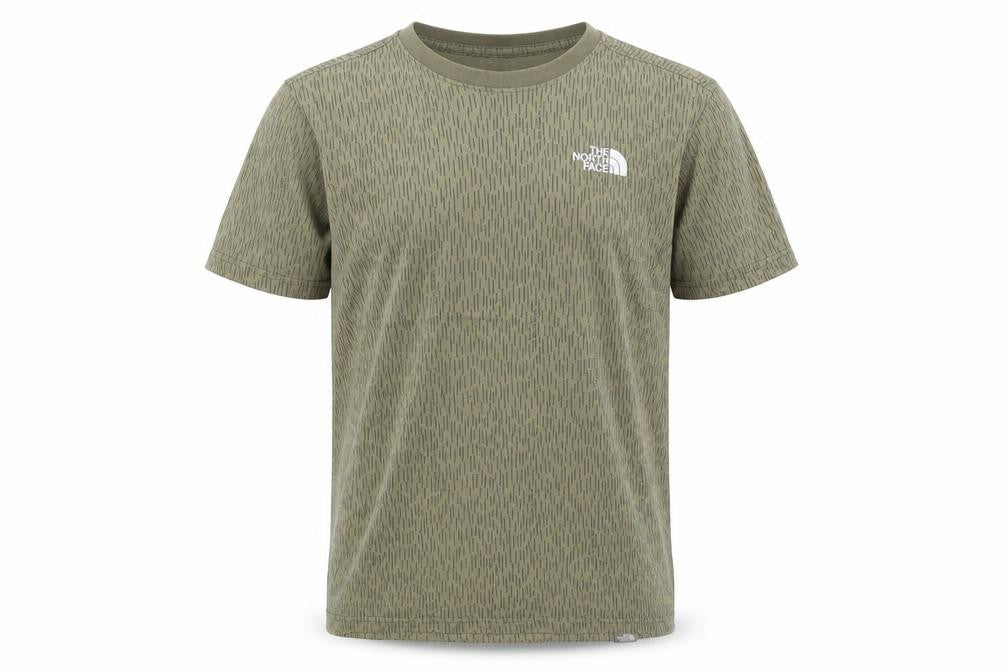 Mens UK Size S The North Face Green  Cotton T-Shirt