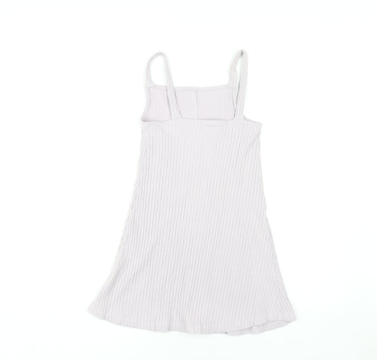 Firetrap Girls Beige Strappy Dress 9-10 Years, Cotton Blend