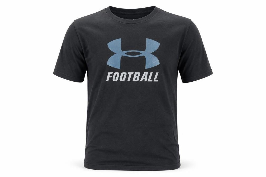 Mens UK Size S Under armour Black  Cotton Blend T-Shirt