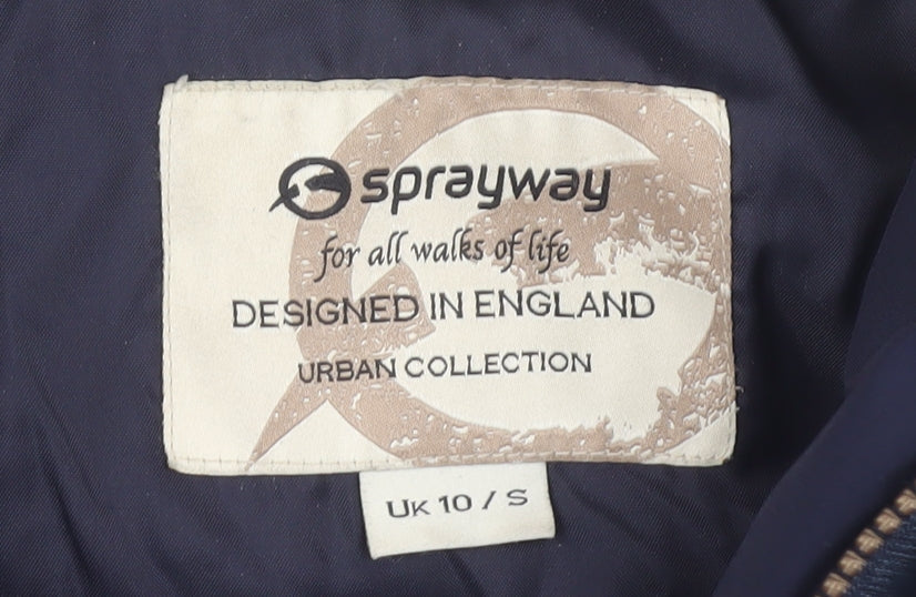 Sprayway Women's Blue Parka Jacket Size 10 S