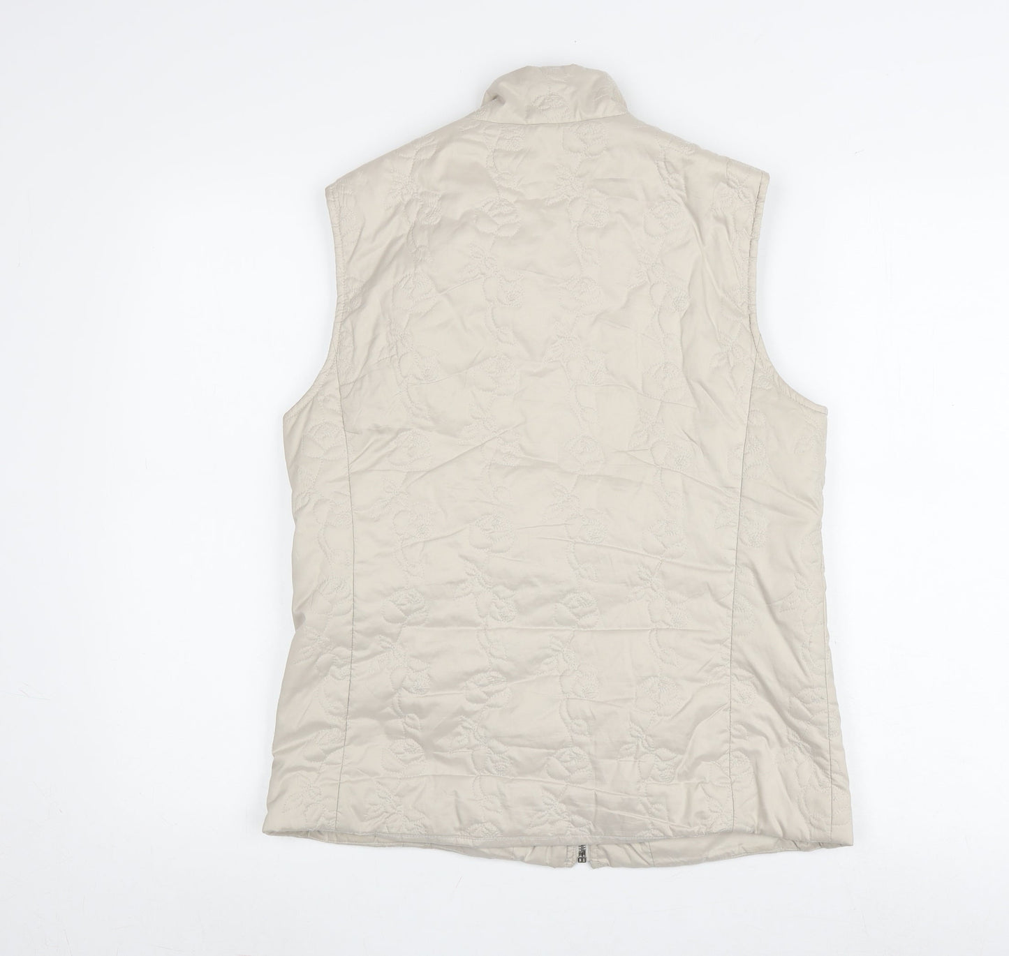 Dash Women's Beige Waistcoat Size 12 Classic Style