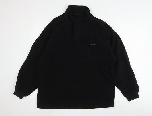 Rockport Men's Black Fleece Logo Sweatshirt L