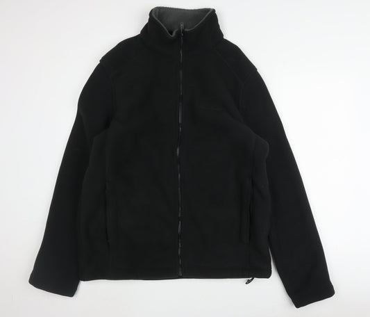 Regatta Men's Black Fleece Jacket L Casual Outdoor