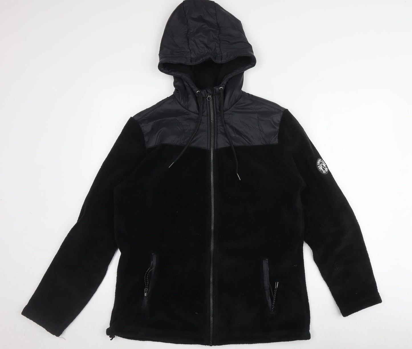 Tog Twenty Four Women's Black Fleece Hooded Jacket Size 14