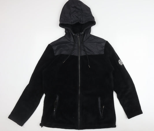 Tog Twenty Four Women's Black Fleece Hooded Jacket Size 14