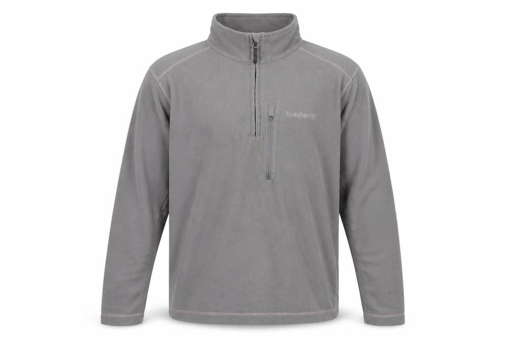 Mens UK S  brasher Grey 1/2 Zip Sweatshirt
