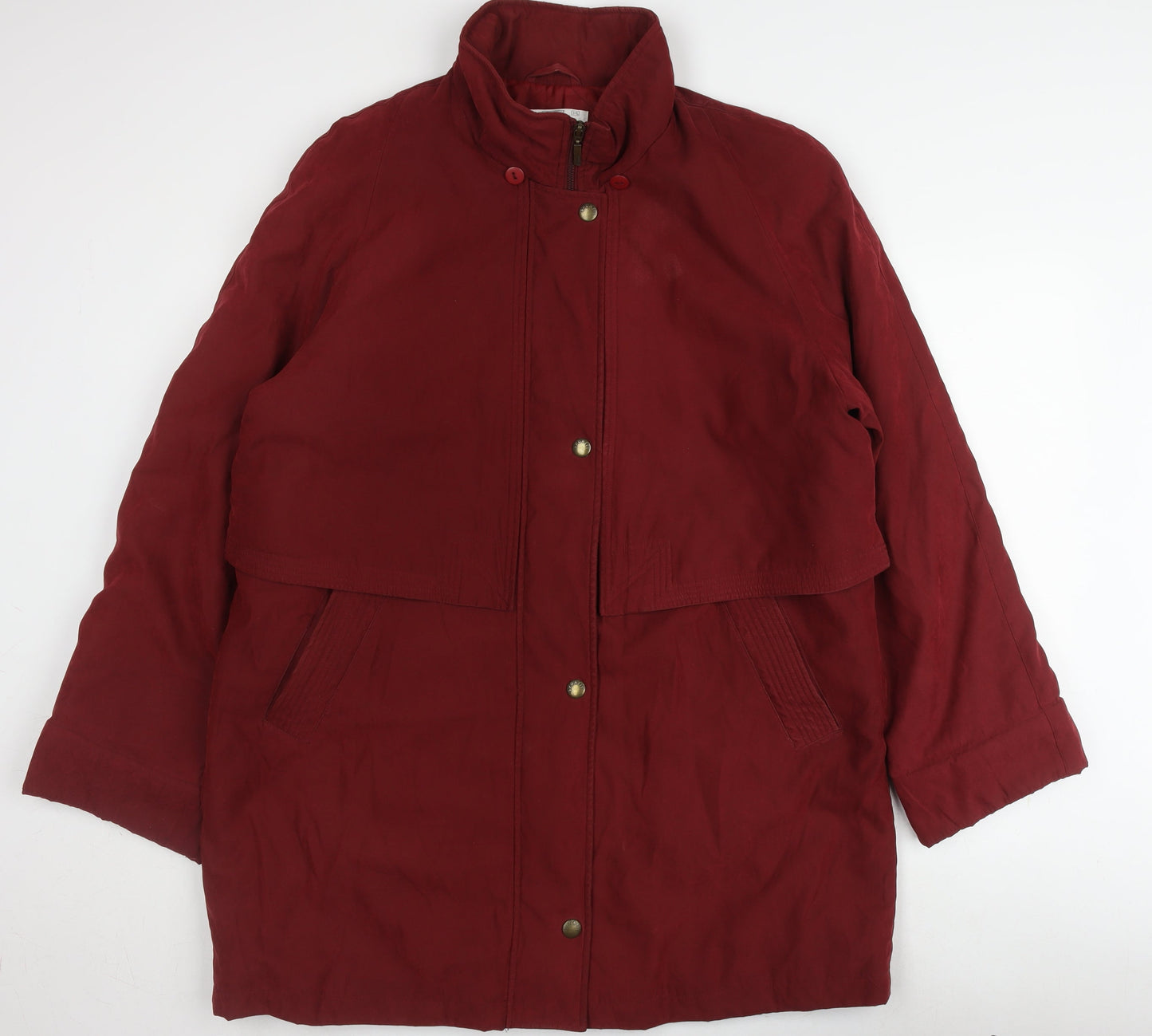 St. Bernard Women's Red Overcoat Size 14