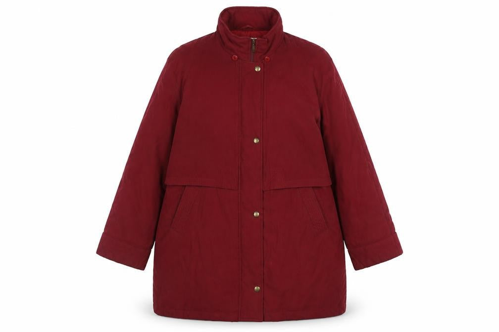 St Bernard Women's Red Overcoat Size 14