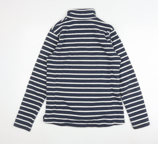 Mountain Warehouse Women's Blue Striped Pullover Sweatshirt Size 8