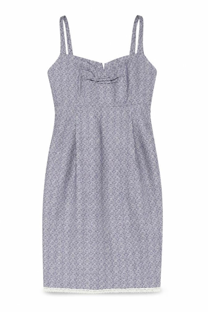 Noa Noa Women's Blue Sleeveless Geometric Dress M