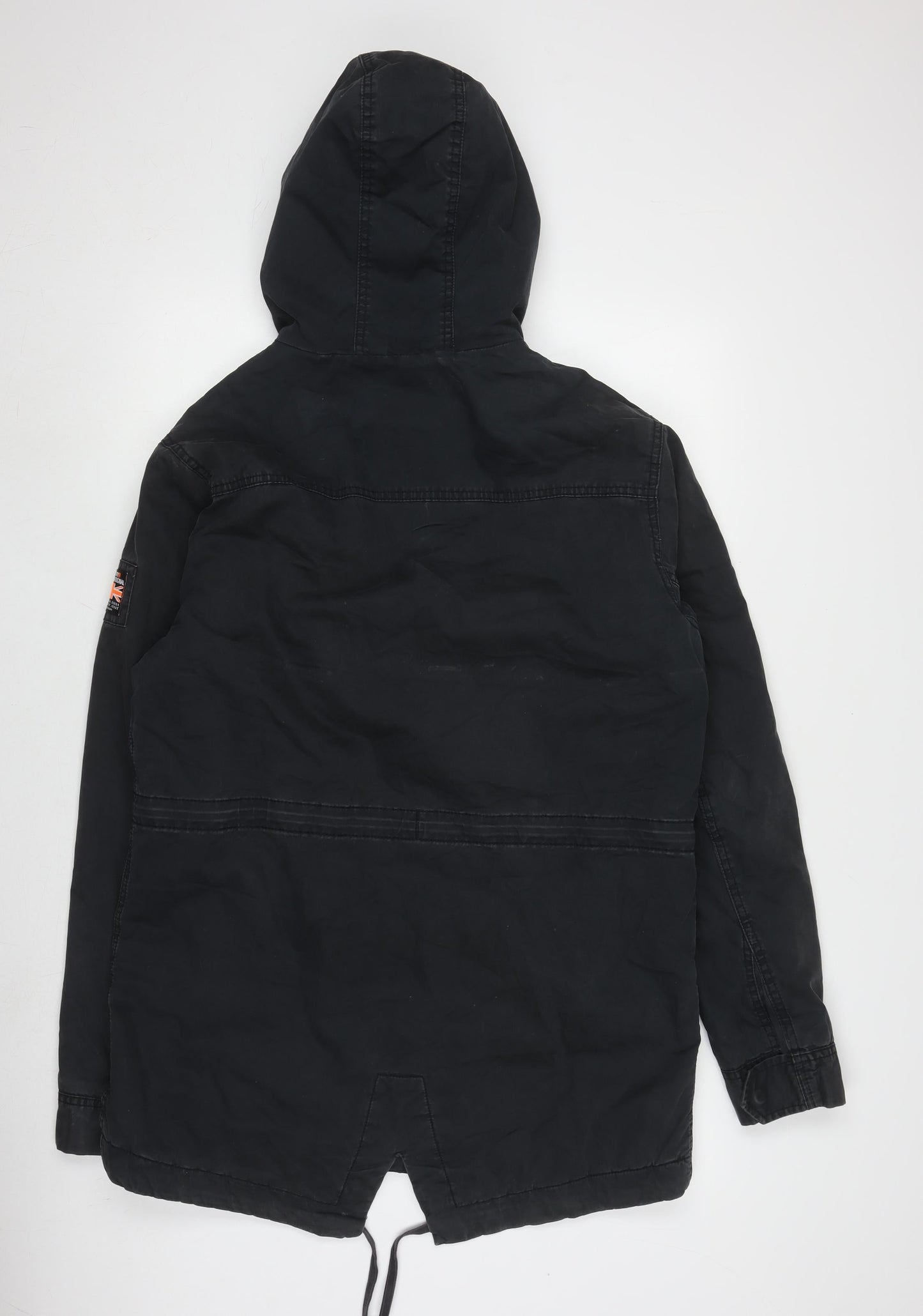 Superdry Men's Black Military Jacket Large