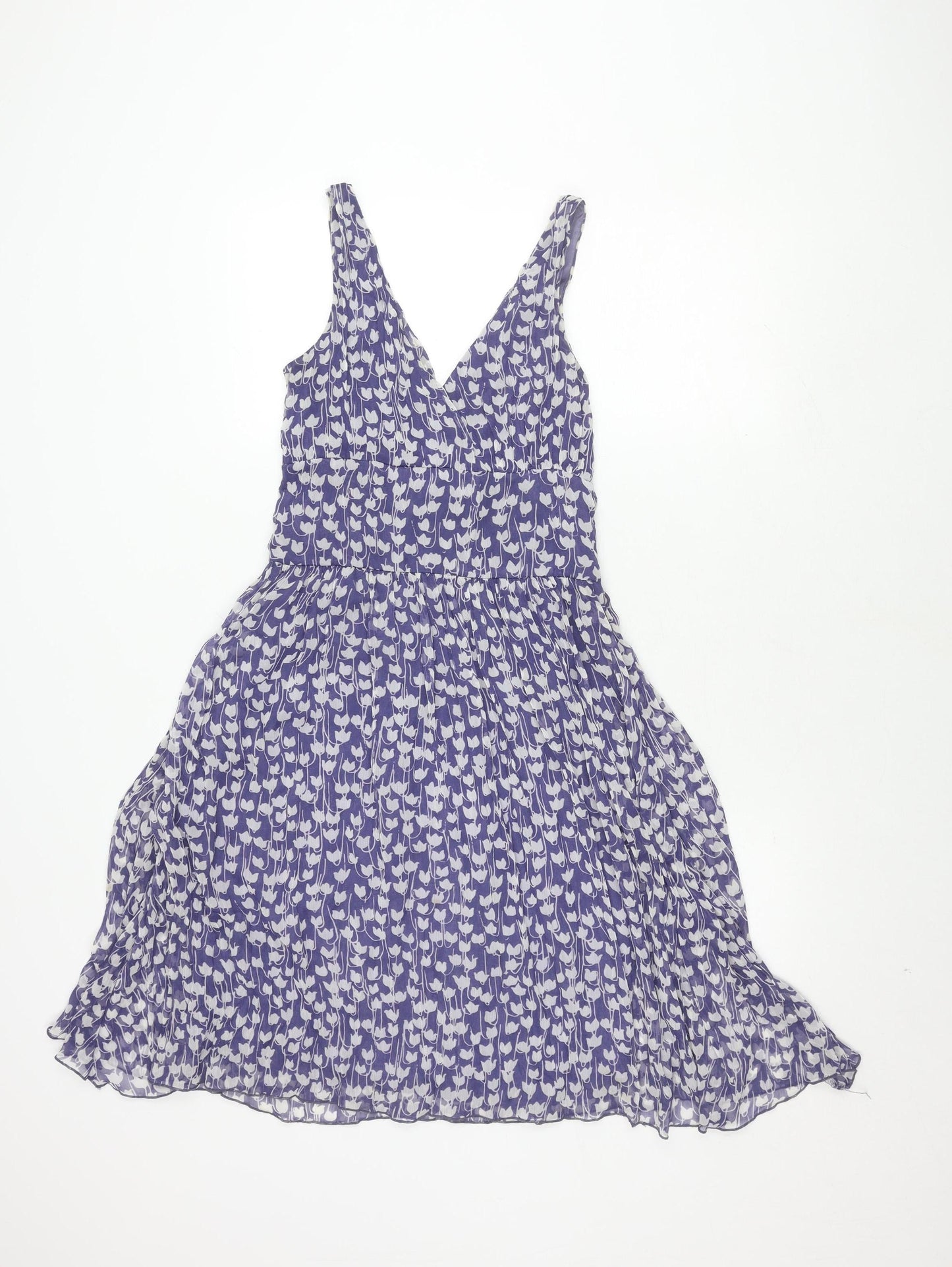 Cubus Women's Purple Floral Sleeveless Dress
