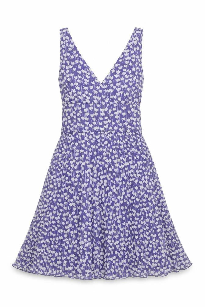 Cubus Women's Purple Floral Sleeveless Dress