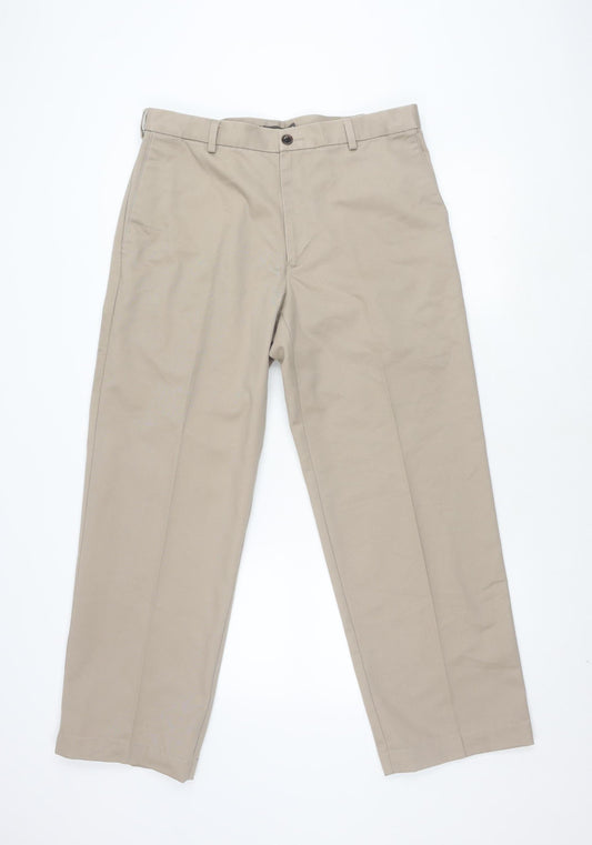 Dockers Men's Beige Chino Trousers, Size 33