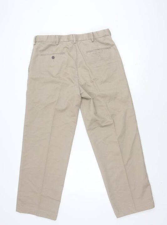 Dockers Men's Beige Chino Trousers, Size 33