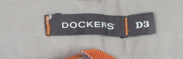 Dockers Men's Beige Chino Trousers, Size 33