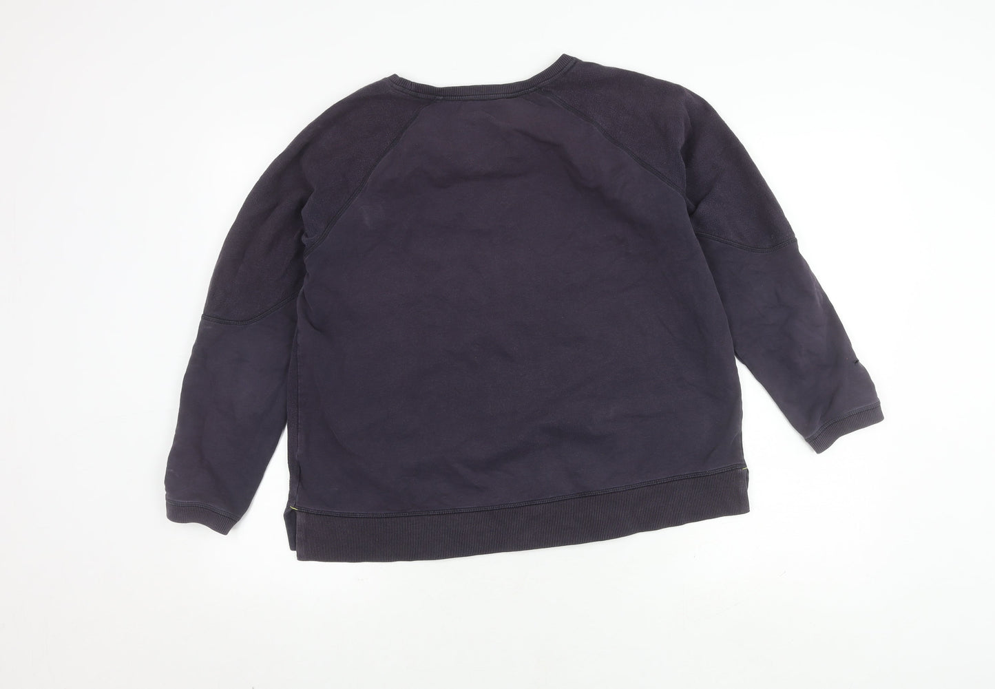 White Stuff Women's Navy Crew Neck Pullover Jumper Size 12