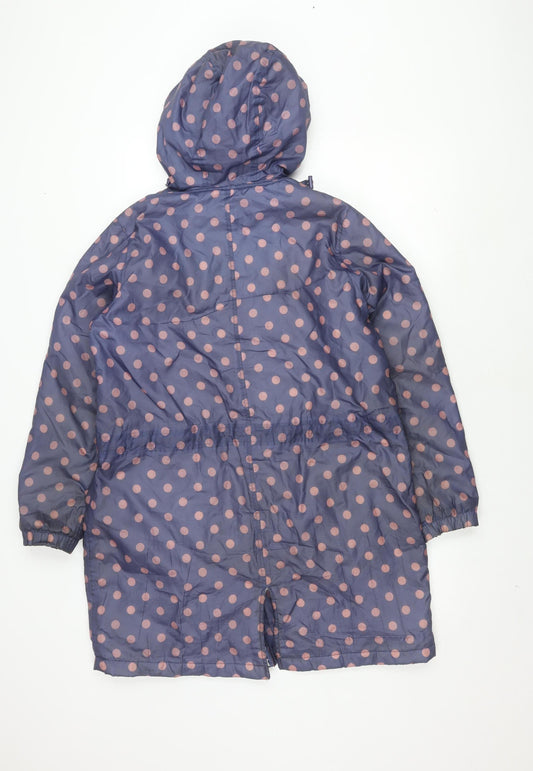 Cotton Traders Women's Multicolour Size 12 Polka Dot Coat